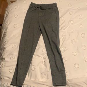 Black and White gingham-like print pant